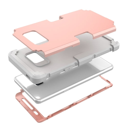 For Galaxy Note 7 / N930 Separable contrast color PC + Silicone Combination Case