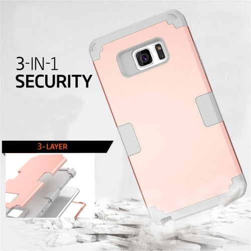 For Galaxy Note 7 / N930 Separable contrast color PC + Silicone Combination Case