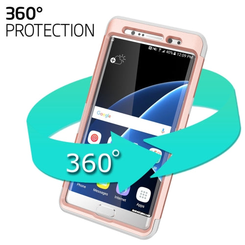 For Galaxy Note 7 / N930 Separable contrast color PC + Silicone Combination Case