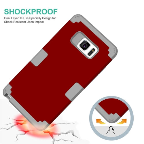 For Galaxy Note 7 / N930 Separable contrast color PC + Silicone Combination Case