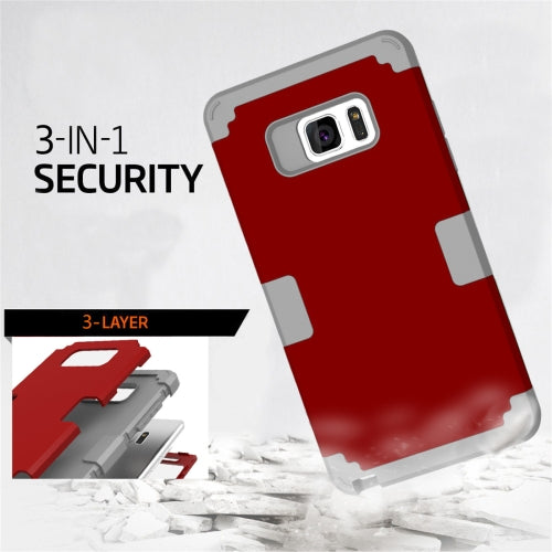 For Galaxy Note 7 / N930 Separable contrast color PC + Silicone Combination Case