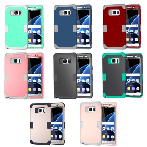 For Galaxy Note 7 / N930 Separable contrast color PC + Silicone Combination Case