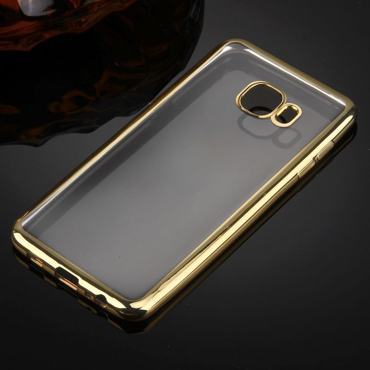 For Galaxy A3 (2016) / A310 Electroplating Transparent Soft TPU Protective Cover Case