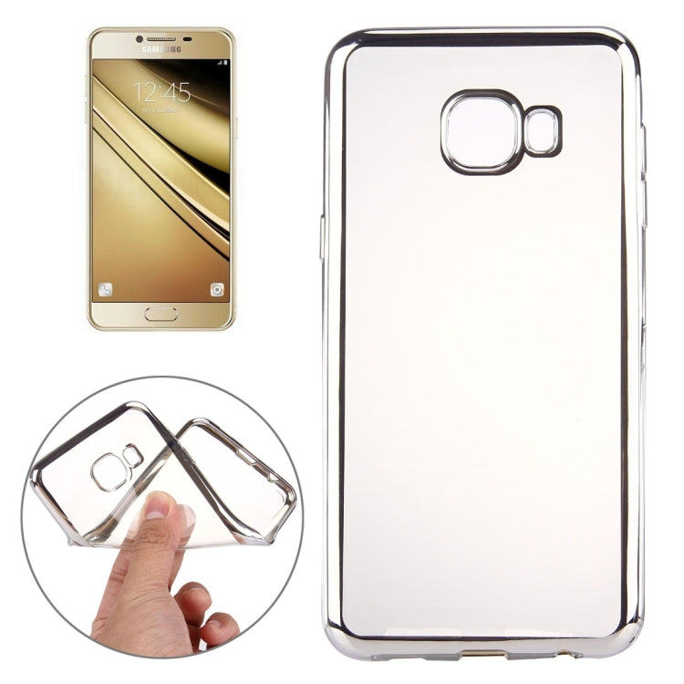For Galaxy A3 (2016) / A310 Electroplating Transparent Soft TPU Protective Cover Case