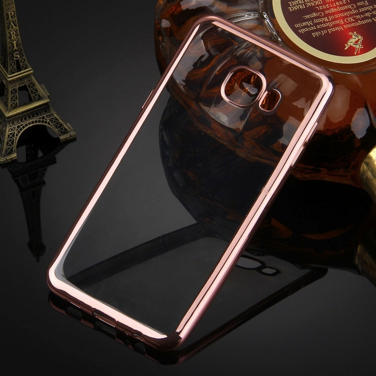 For Galaxy A5 (2016) / A510 Electroplating Transparent Soft TPU Protective Cover Case