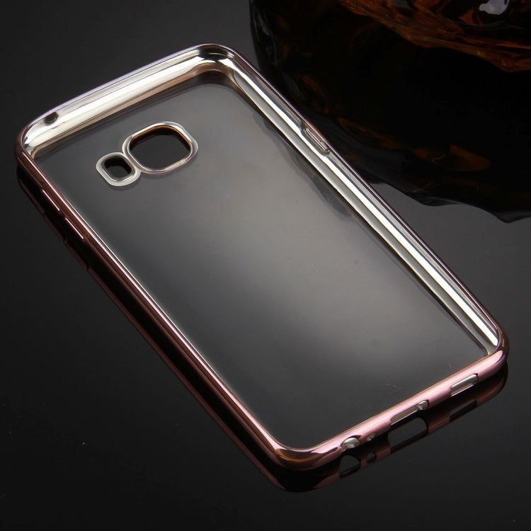 For Galaxy A5 (2016) / A510 Electroplating Transparent Soft TPU Protective Cover Case