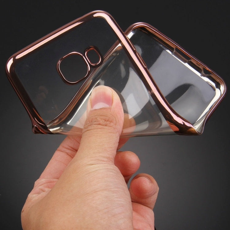 For Galaxy A5 (2016) / A510 Electroplating Transparent Soft TPU Protective Cover Case