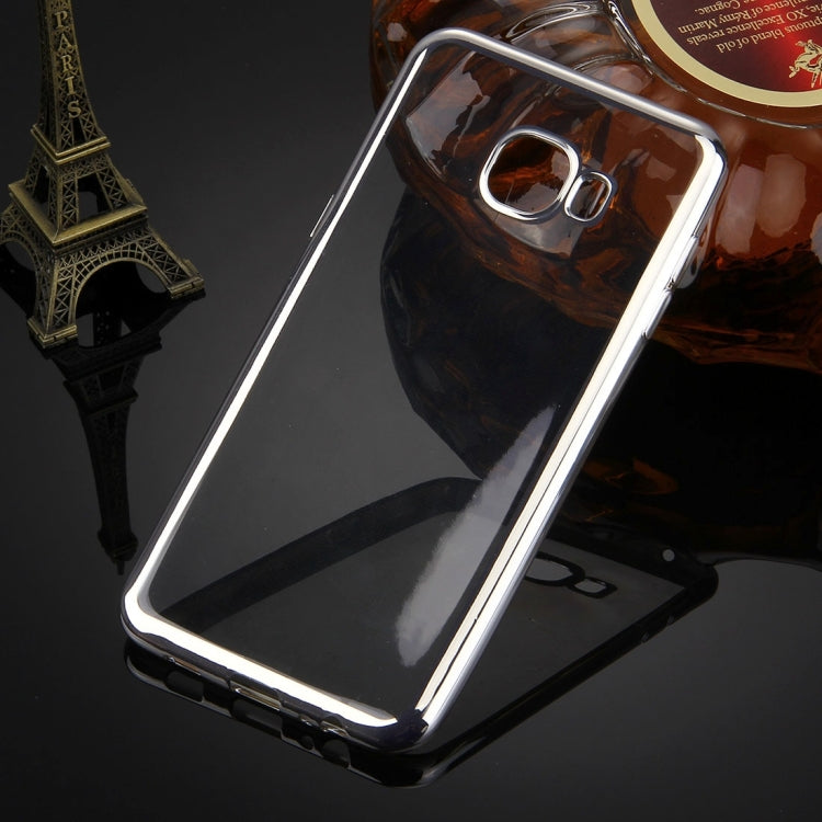 For Galaxy A5 (2016) / A510 Electroplating Transparent Soft TPU Protective Cover Case