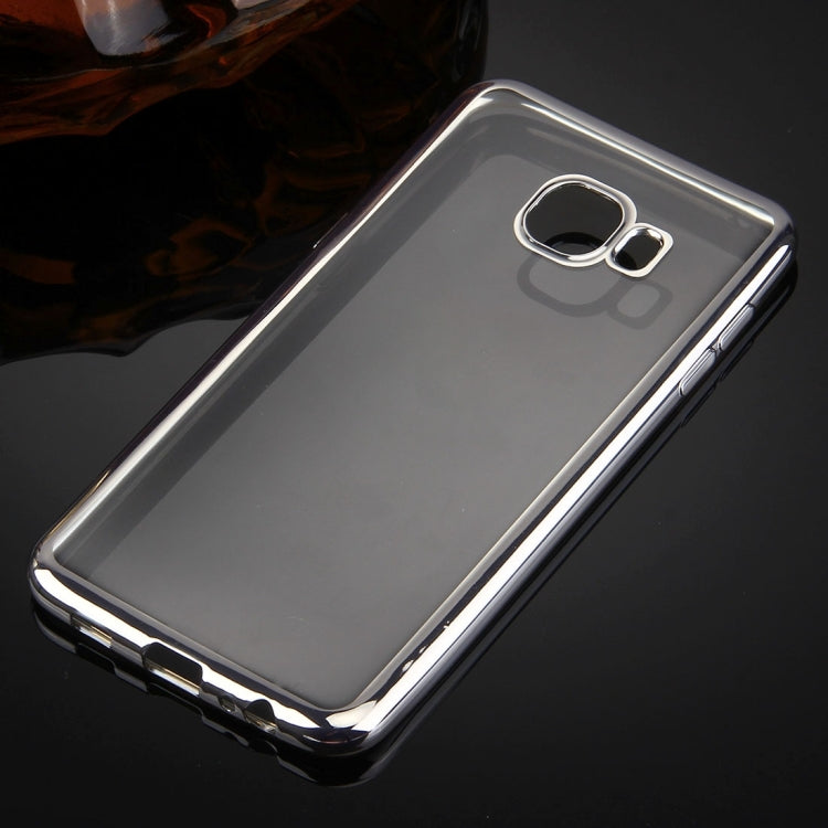 For Galaxy A5 (2016) / A510 Electroplating Transparent Soft TPU Protective Cover Case