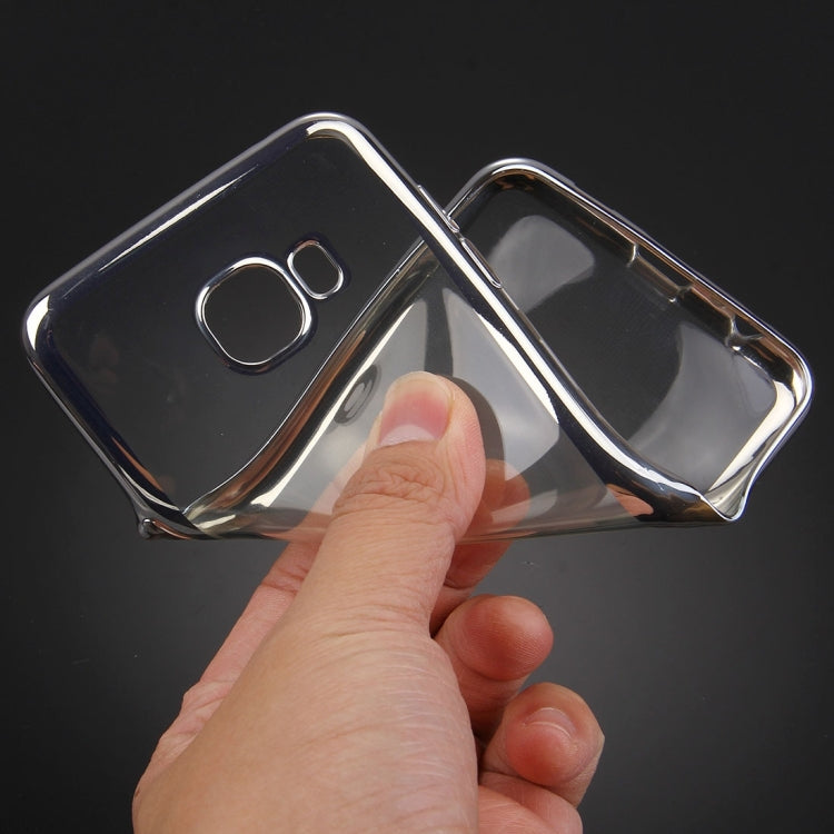 For Galaxy A5 (2016) / A510 Electroplating Transparent Soft TPU Protective Cover Case