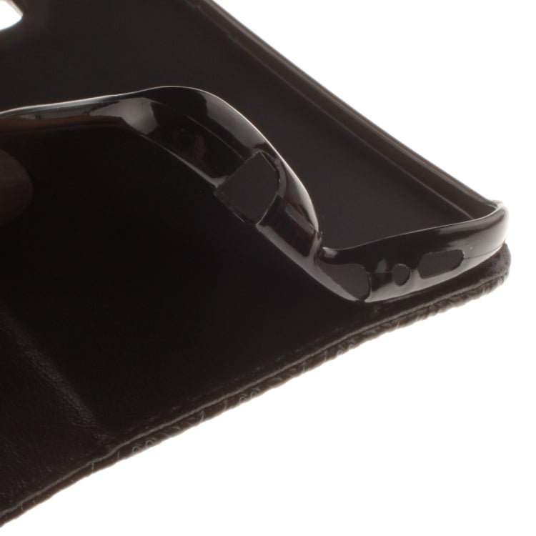 For Galaxy S5 / G900 Embossed Floral Pattern Horizontal Flip Leather Case with Card Slots & Holder & Lanyard