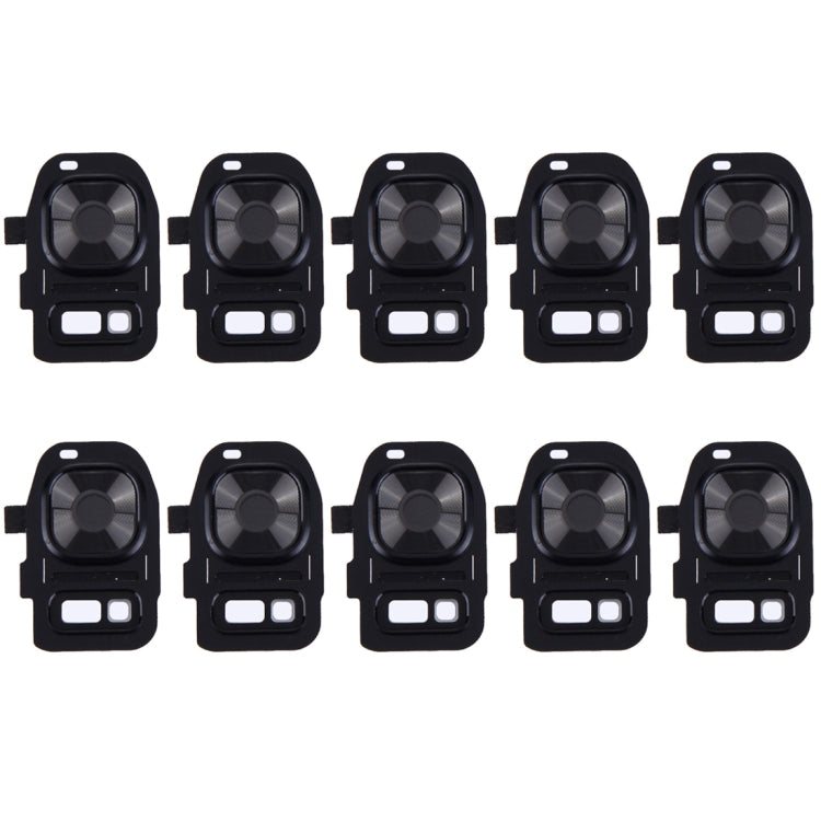 For Galaxy S7 / G930 10pcs Rear Camera Lens Cover + Flashlight Bracker