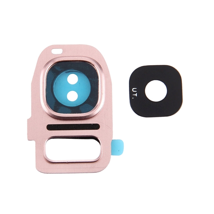 For Galaxy S7 / G930 10pcs Rear Camera Lens Cover + Flashlight Bracker