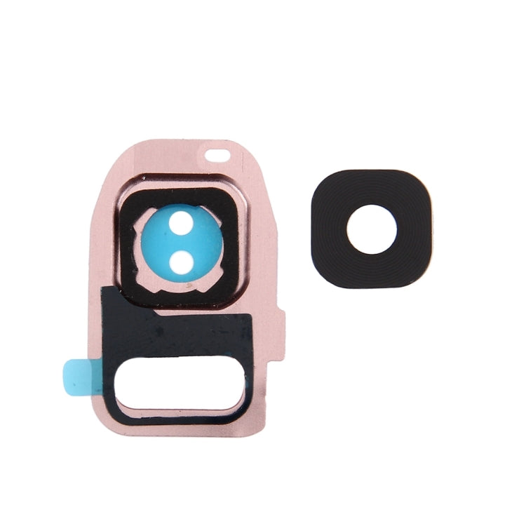 For Galaxy S7 / G930 10pcs Rear Camera Lens Cover + Flashlight Bracker