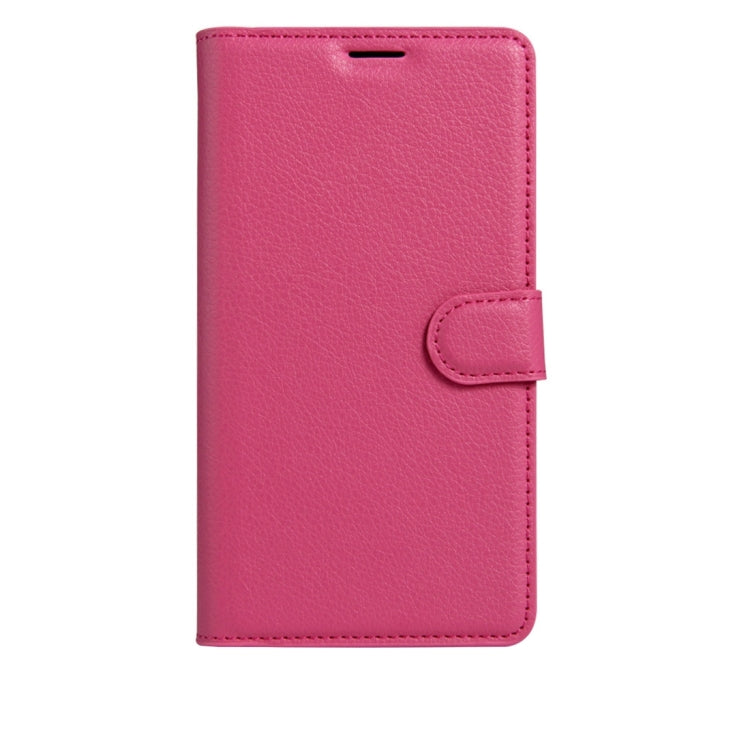 For Galaxy A8(2016) / A810 Litchi Texture Horizontal Flip PU Leather Case with Holder & Card Slots & Wallet
