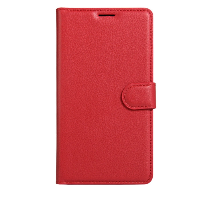 For Galaxy A8(2016) / A810 Litchi Texture Horizontal Flip PU Leather Case with Holder & Card Slots & Wallet