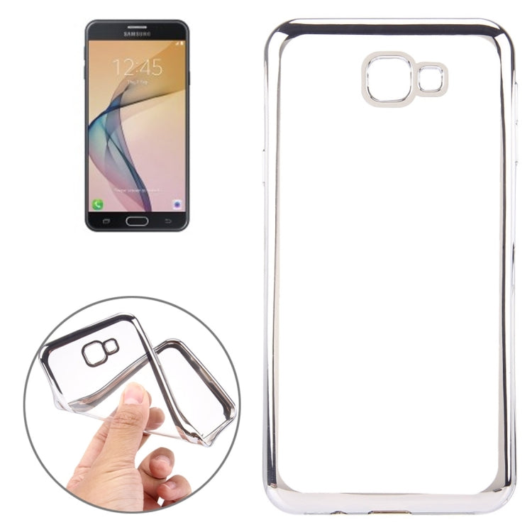 For Galaxy J5 Prime Electroplating Soft TPU Protective Cover Case