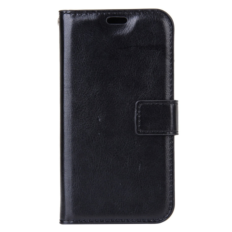 For Galaxy J7 Prime Crazy Horse Texture Horizontal Flip PU Leather Case with Holder & Card Slots & Wallet & Photo Frame & Lanyard