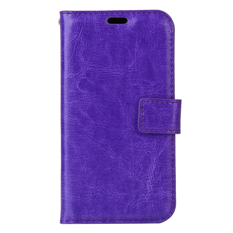 For Galaxy J7 Prime Crazy Horse Texture Horizontal Flip PU Leather Case with Holder & Card Slots & Wallet & Photo Frame & Lanyard