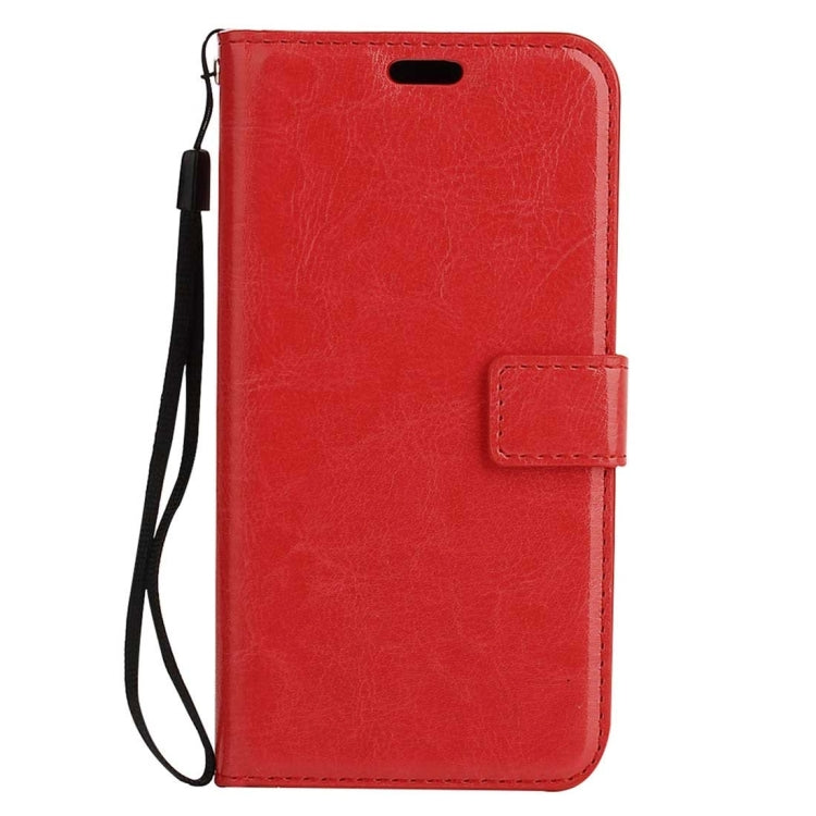 For Galaxy J7 (2016) / J710 Crazy Horse Texture Horizontal Flip PU Leather Case with Holder & Card Slots & Wallet & Photo Frame & Lanyard
