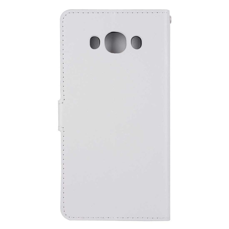 For Galaxy J7 (2016) / J710 Crazy Horse Texture Horizontal Flip PU Leather Case with Holder & Card Slots & Wallet & Photo Frame & Lanyard