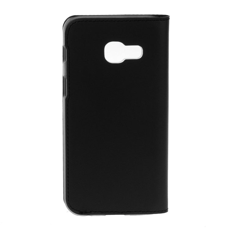 For Galaxy A3 (2017) / A320 Litchi Texture Horizontal Flip PU Leather Case with Call Display ID