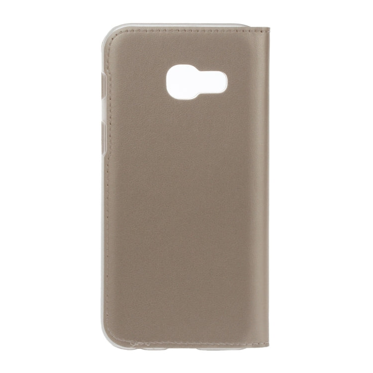 For Galaxy A3 (2017) / A320 Litchi Texture Horizontal Flip PU Leather Case with Call Display ID