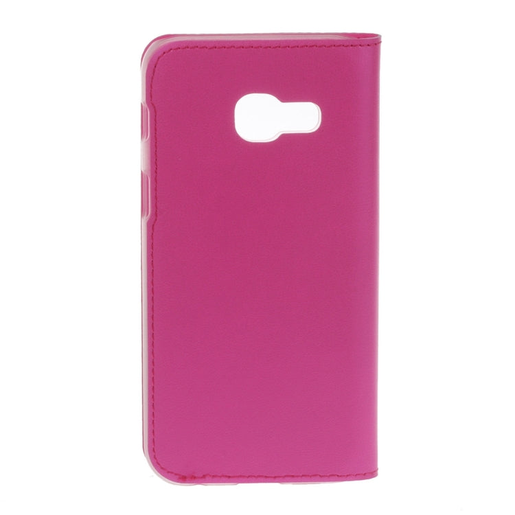 For Galaxy A3 (2017) / A320 Litchi Texture Horizontal Flip PU Leather Case with Call Display ID