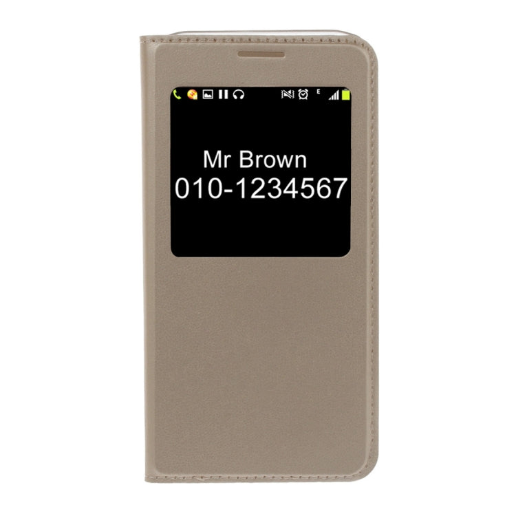 For Galaxy A5 (2017) / A520 Litchi Texture Horizontal Flip PU Leather Case with Call Display ID