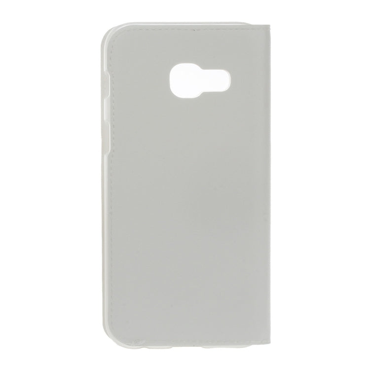 For Galaxy A5 (2017) / A520 Litchi Texture Horizontal Flip PU Leather Case with Call Display ID