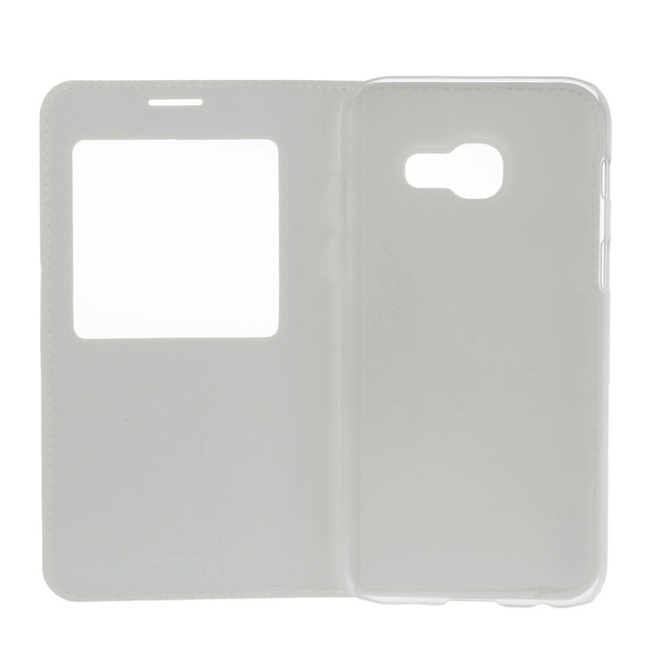For Galaxy A5 (2017) / A520 Litchi Texture Horizontal Flip PU Leather Case with Call Display ID
