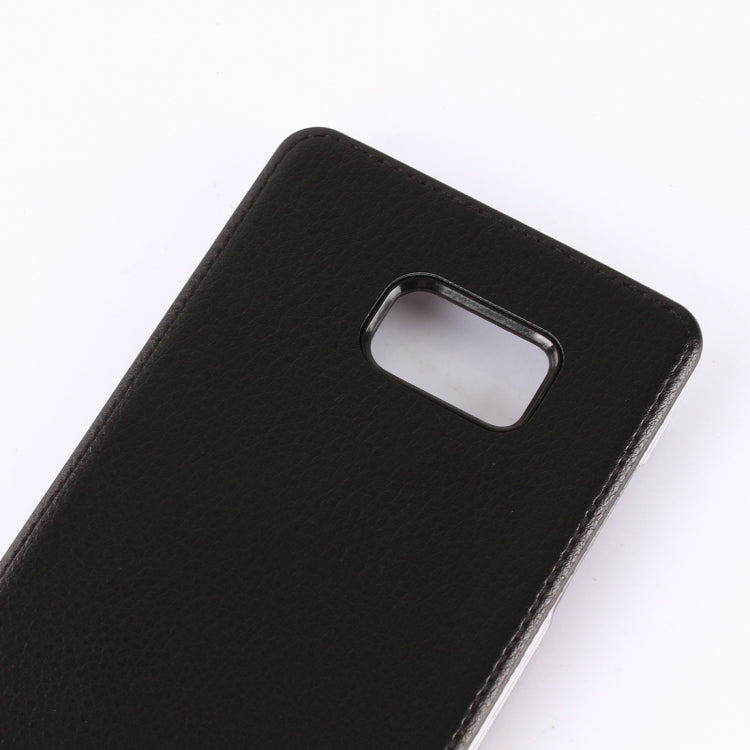 For Galaxy S6 Edge / G920 Litchi Texture Paste Skin PU Leather + PC Case