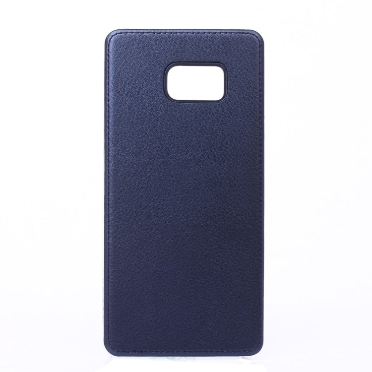 For Galaxy S6 Edge / G920 Litchi Texture Paste Skin PU Leather + PC Case