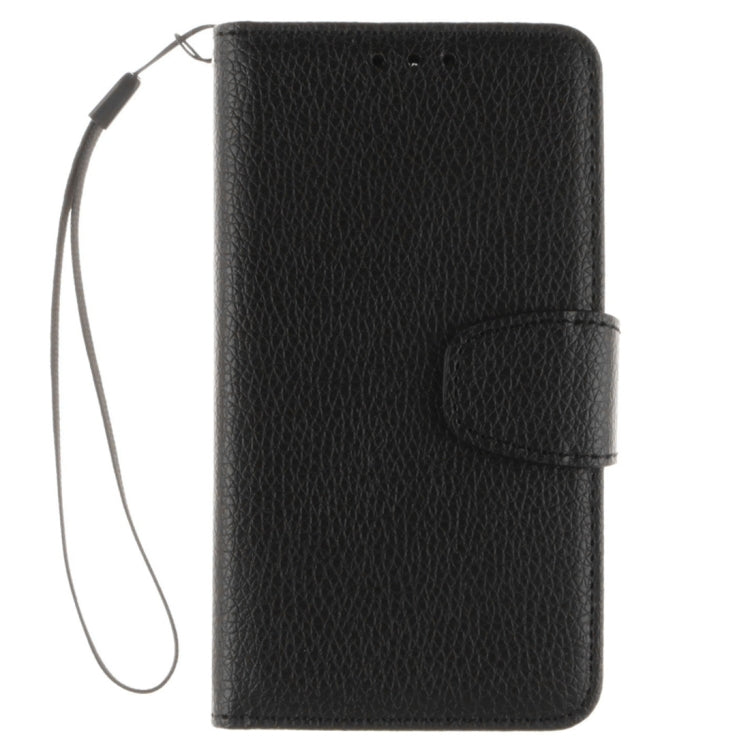 For Galaxy J1 (2016) / J120 Litchi Texture Horizontal Flip PU Leather Case with Holder & Card Slots & Wallet & Photo Frame & Lanyard