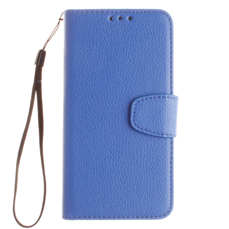 For Galaxy J1 (2016) / J120 Litchi Texture Horizontal Flip PU Leather Case with Holder & Card Slots & Wallet & Photo Frame & Lanyard