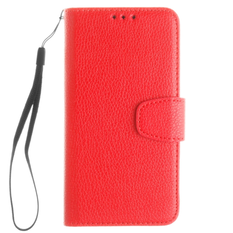 For Galaxy J1 (2016) / J120 Litchi Texture Horizontal Flip PU Leather Case with Holder & Card Slots & Wallet & Photo Frame & Lanyard