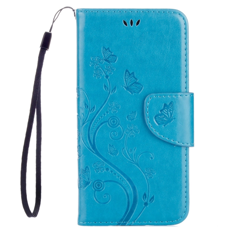 For Galaxy A3 (2017) / A320 Butterflies Love Flowers Embossing Horizontal Flip Leather Case with Holder & Card Slots & Wallet & Lanyard