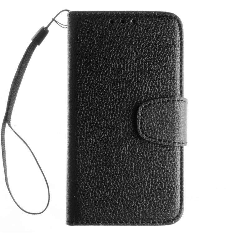 For Galaxy J1 Nxt / mini Litchi Texture Horizontal Flip PU Leather Case with Holder & Card Slots & Wallet & Photo Frame & Lanyard