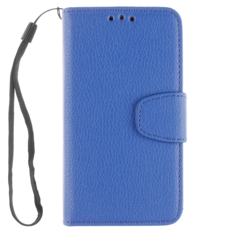 For Galaxy J1 Nxt / mini Litchi Texture Horizontal Flip PU Leather Case with Holder & Card Slots & Wallet & Photo Frame & Lanyard
