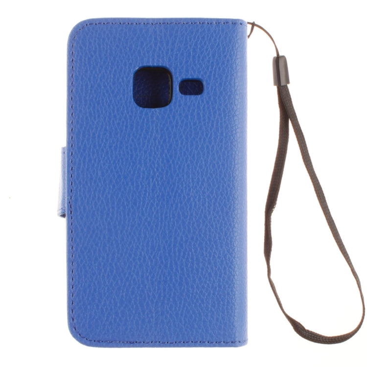 For Galaxy J1 Nxt / mini Litchi Texture Horizontal Flip PU Leather Case with Holder & Card Slots & Wallet & Photo Frame & Lanyard