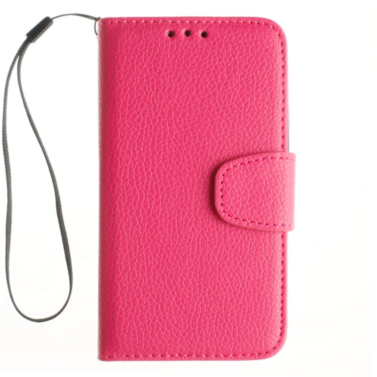For Galaxy J1 Nxt / mini Litchi Texture Horizontal Flip PU Leather Case with Holder & Card Slots & Wallet & Photo Frame & Lanyard