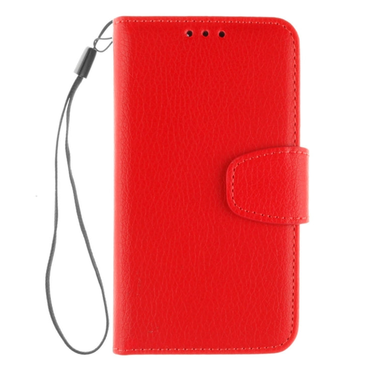 For Galaxy J1 Nxt / mini Litchi Texture Horizontal Flip PU Leather Case with Holder & Card Slots & Wallet & Photo Frame & Lanyard
