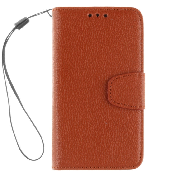For Galaxy J1 Nxt / mini Litchi Texture Horizontal Flip PU Leather Case with Holder & Card Slots & Wallet & Photo Frame & Lanyard