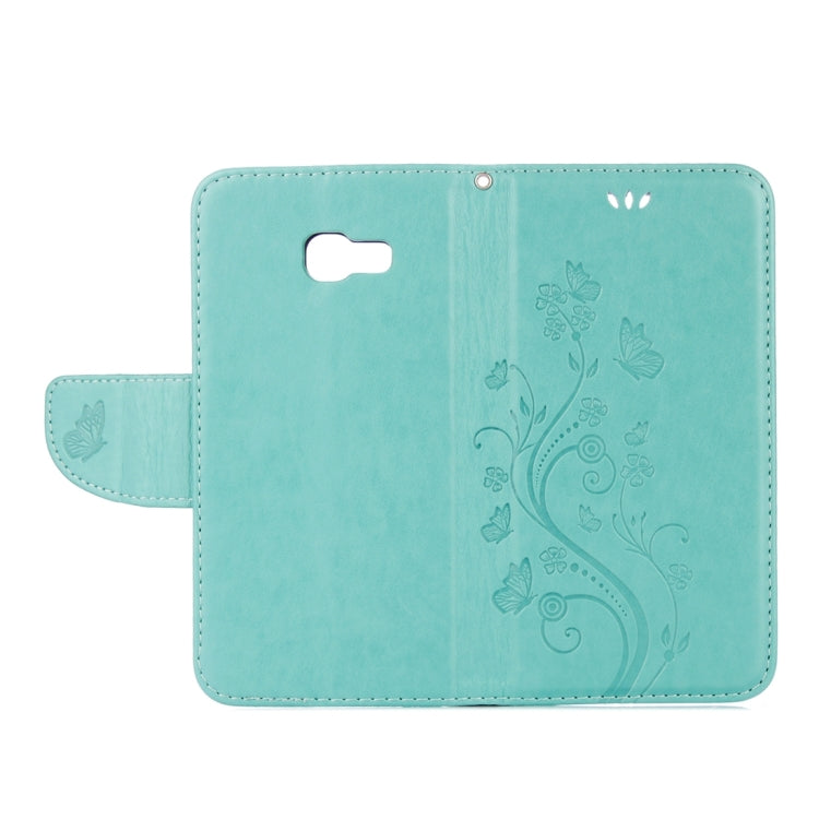 For Galaxy A5 (2017) / A520 Butterflies Love Flowers Embossing Horizontal Flip Leather Case with Holder & Card Slots & Wallet & Lanyard