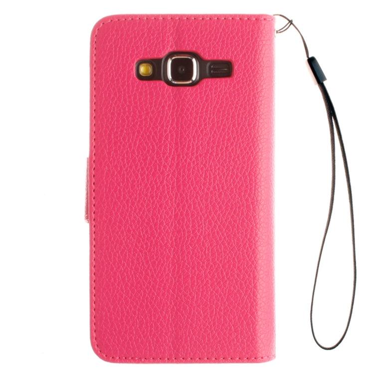 For Galaxy J7 / J710 (2016) Litchi Texture Horizontal Flip PU Leather Case with Holder & Card Slots & Wallet & Photo Frame & Lanyard