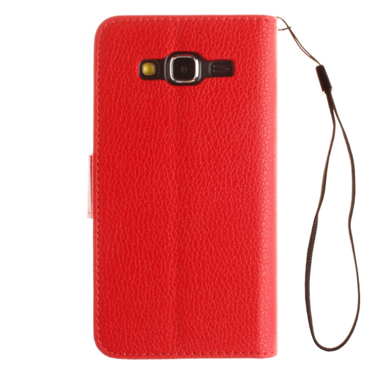 For Galaxy J7 / J710 (2016) Litchi Texture Horizontal Flip PU Leather Case with Holder & Card Slots & Wallet & Photo Frame & Lanyard