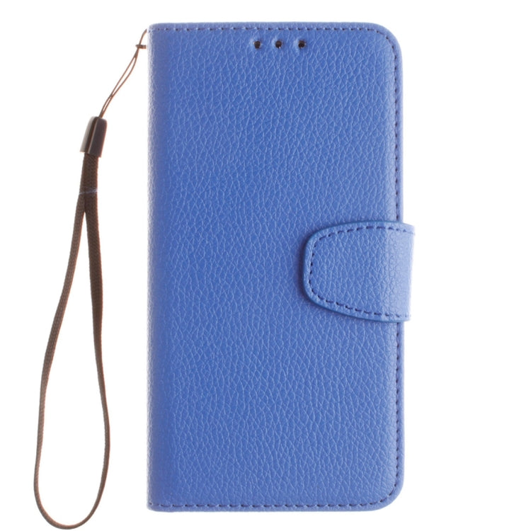For Galaxy E5 Litchi Texture Horizontal Flip PU Leather Case with Holder & Card Slots & Wallet & Photo Frame & Lanyard