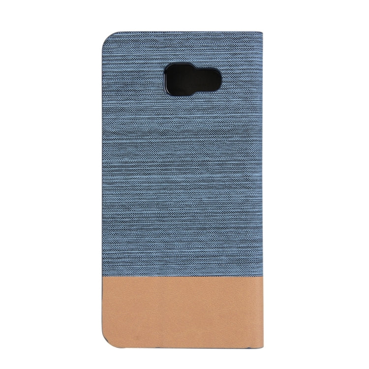For Galaxy A3 (2016) / A310 Canvas Pattern PU + TPU Horizontal Flip Leather Case with Holder & Card Slots