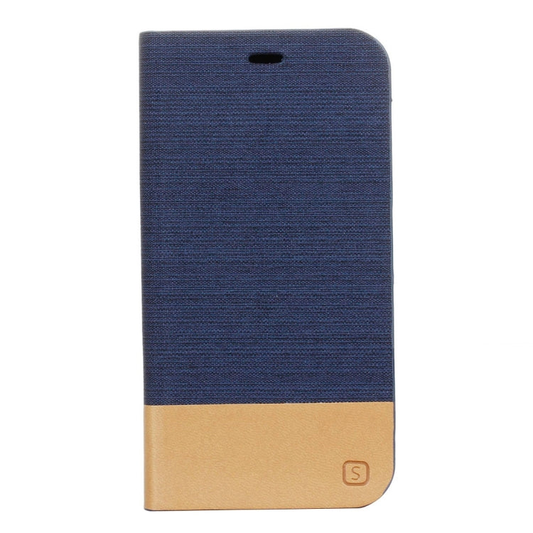 For Galaxy J3 (2016) / J310 Canvas Pattern PU + TPU Horizontal Flip Leather Case with Holder & Card Slots