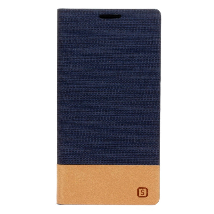 For Galaxy J5 (2016) / J510 Canvas Pattern PU + TPU Horizontal Flip Leather Case with Holder & Card Slots
